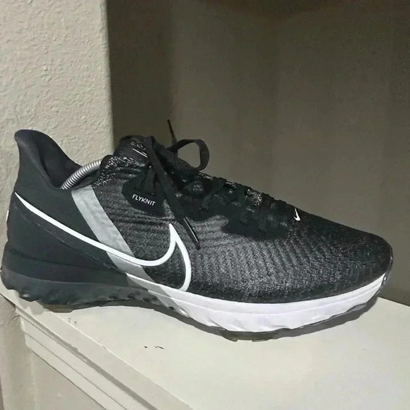 Nike Air Zoom Infinity Tour Black Platinum CT0540-001 Golf Shoes Mens Size 11.5 - Picture 2 of 9